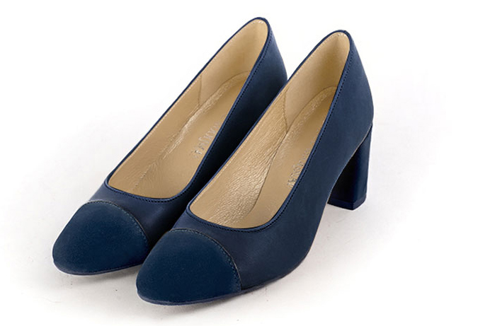 Escarpins bleu marine cuir online